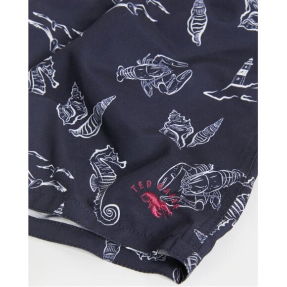 💕TED BAKER💕 Flamez All Over Printed Swim Shorts - Picture 5 of 16